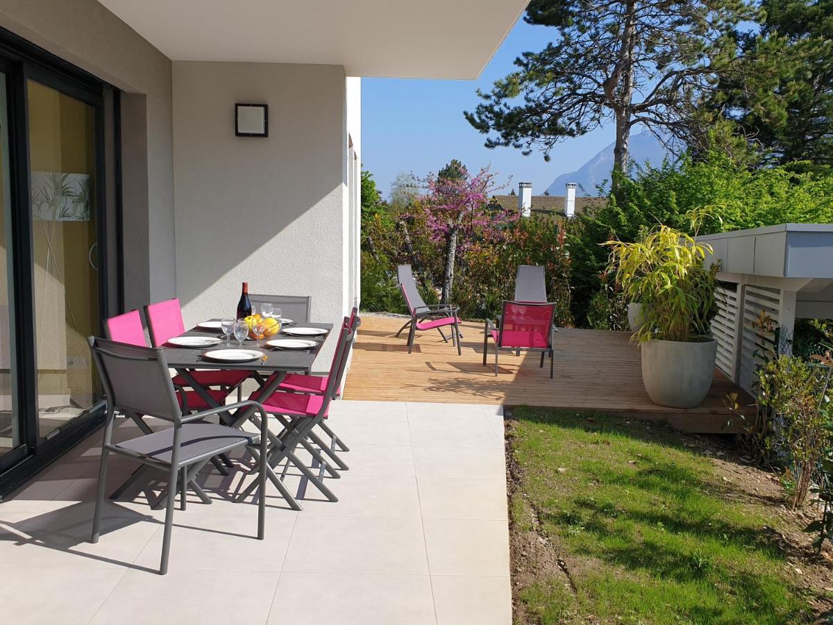 L'Appartement Jardin Avec Vue Montagnes Sévrier Buitenkant foto
