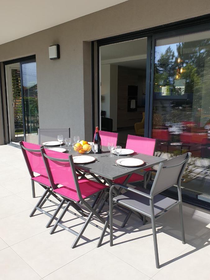 L'Appartement Jardin Avec Vue Montagnes Sévrier Buitenkant foto