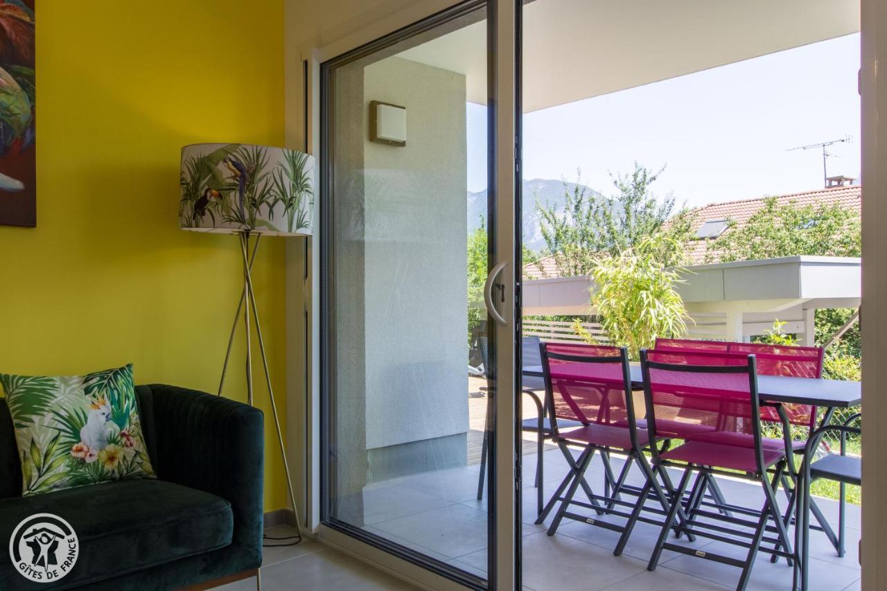 L'Appartement Jardin Avec Vue Montagnes Sévrier Buitenkant foto