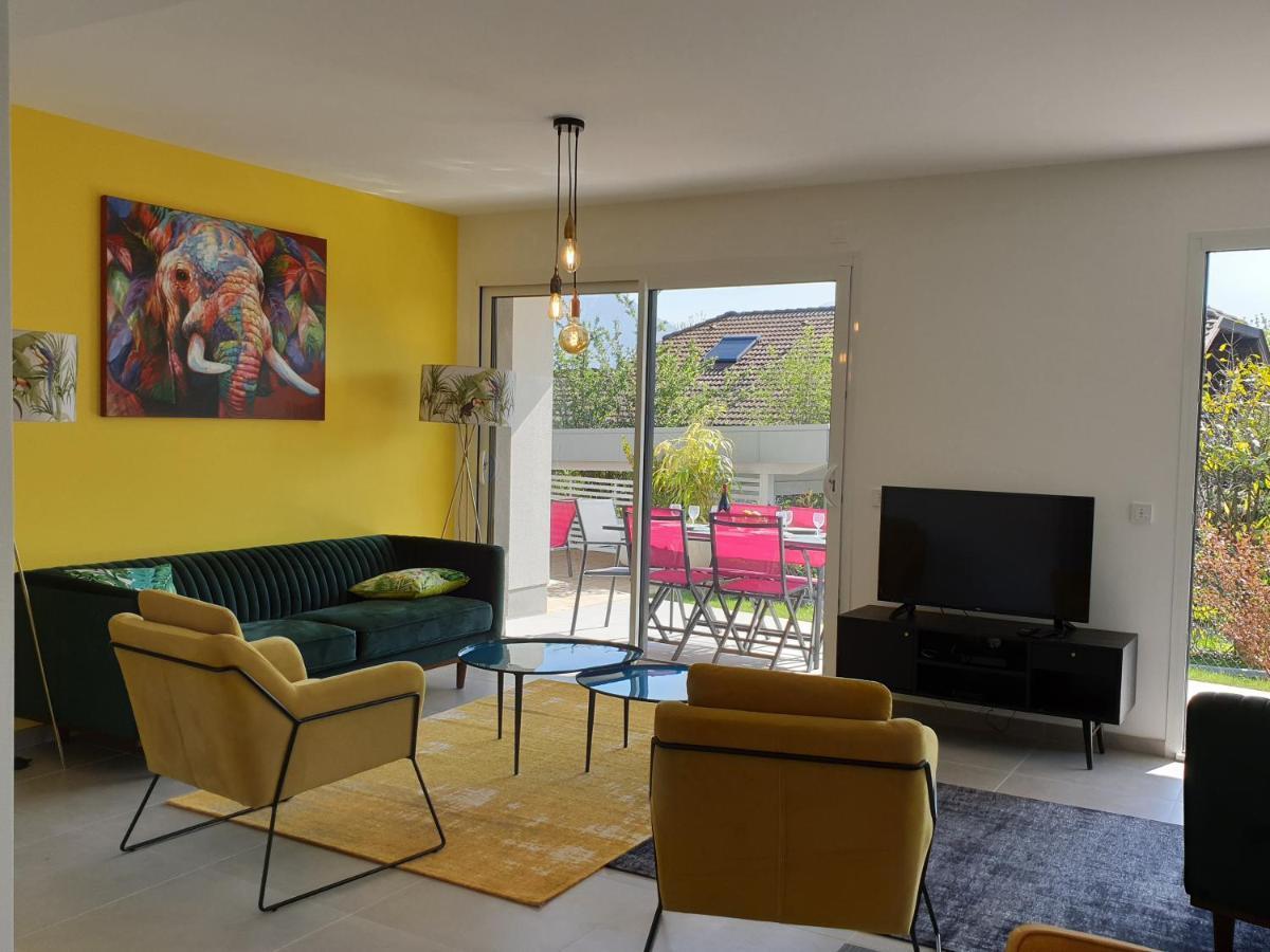 L'Appartement Jardin Avec Vue Montagnes Sévrier Buitenkant foto