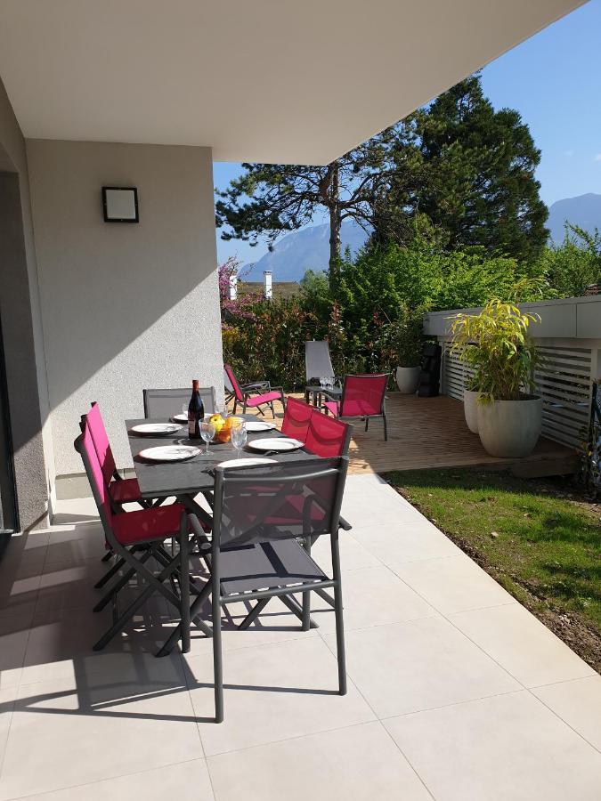 L'Appartement Jardin Avec Vue Montagnes Sévrier Buitenkant foto