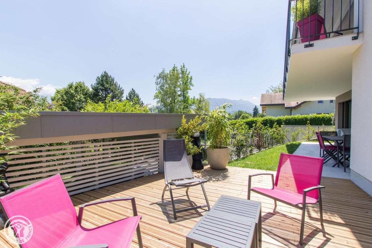 L'Appartement Jardin Avec Vue Montagnes Sévrier Buitenkant foto