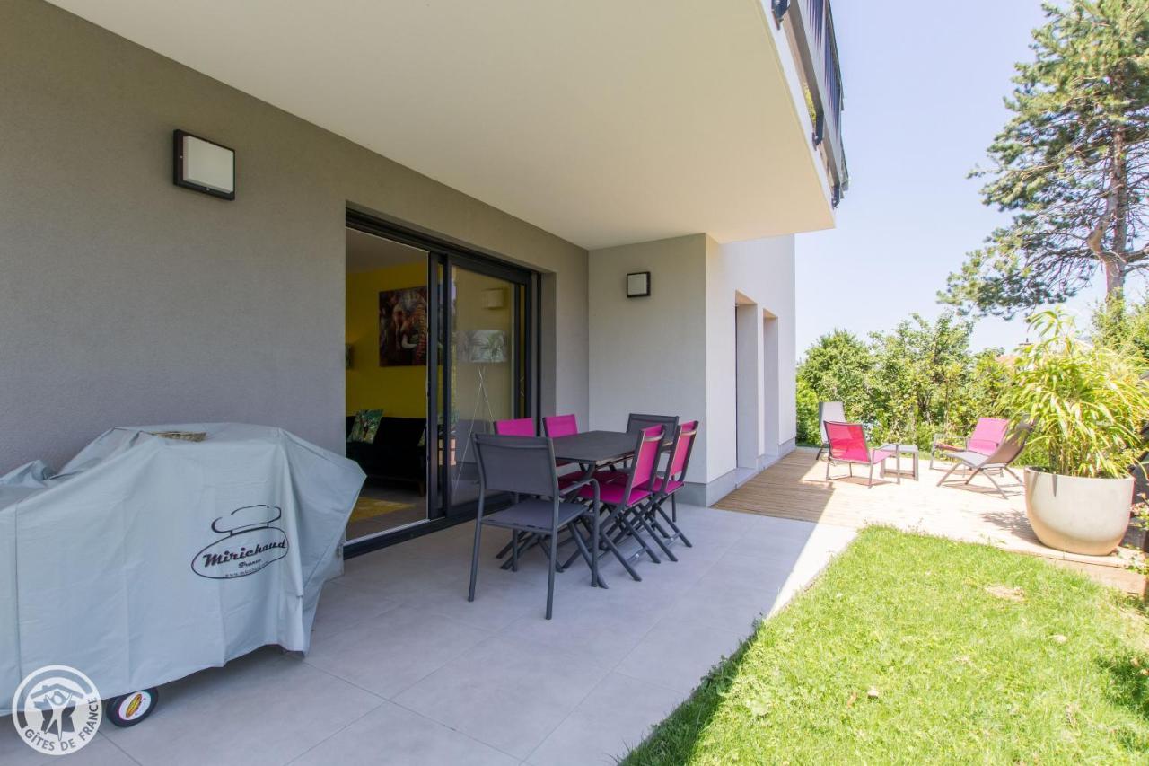 L'Appartement Jardin Avec Vue Montagnes Sévrier Buitenkant foto