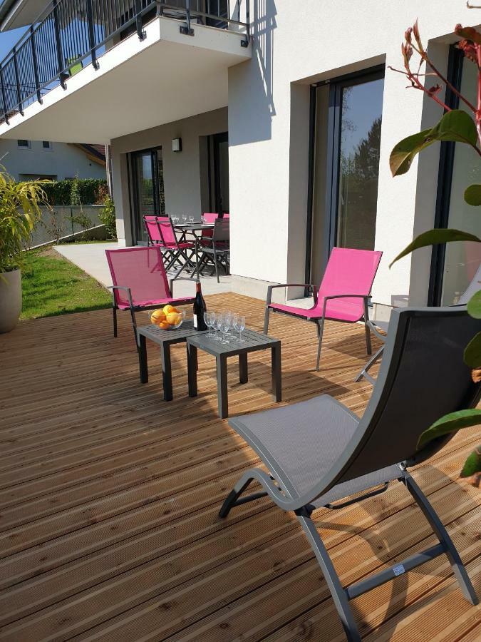 L'Appartement Jardin Avec Vue Montagnes Sévrier Buitenkant foto